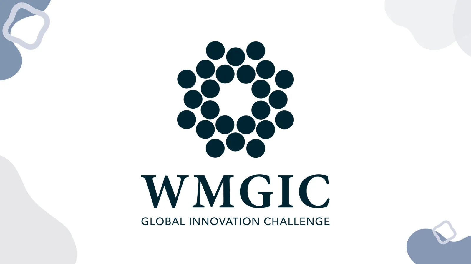 Folie mit dem Logo der WMGIC Global Innovation Challenge